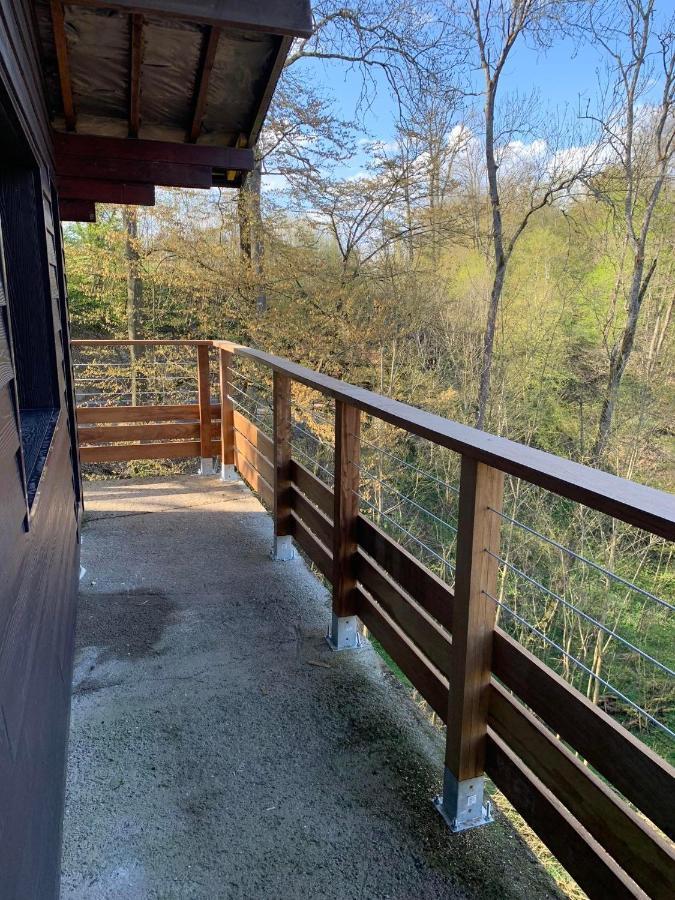 Gites Douillets : Chalet Sur Pilotis Houyet Exteriör bild